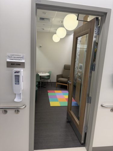 Entry/doorway into Kids Play Area